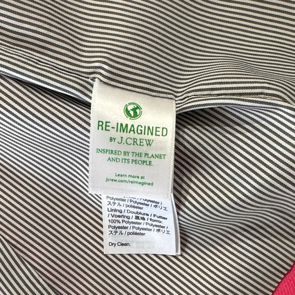 J. Crew : Parke Blazer in Bright Pink Stretch Linen Blend - Size 0 - Picture 14 of 15